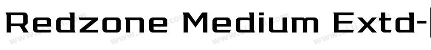 Redzone Medium Extd字体转换